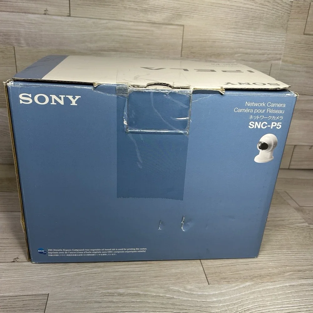 Sony IPELA SNC-P5 Network Camera PTZ Motion Detection Wireless Capable Audio